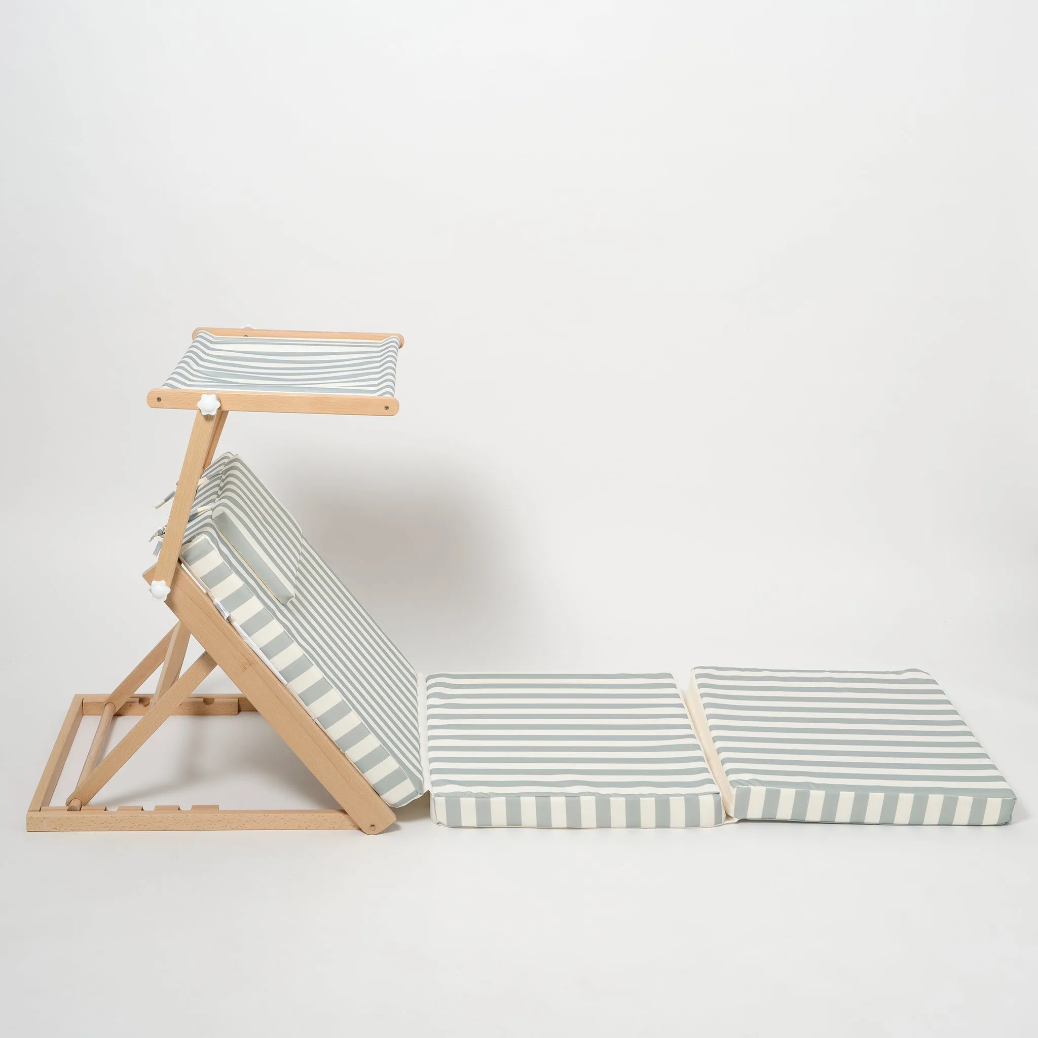 Pool House Daybed | La Palma Sage Stripe Sunnylife