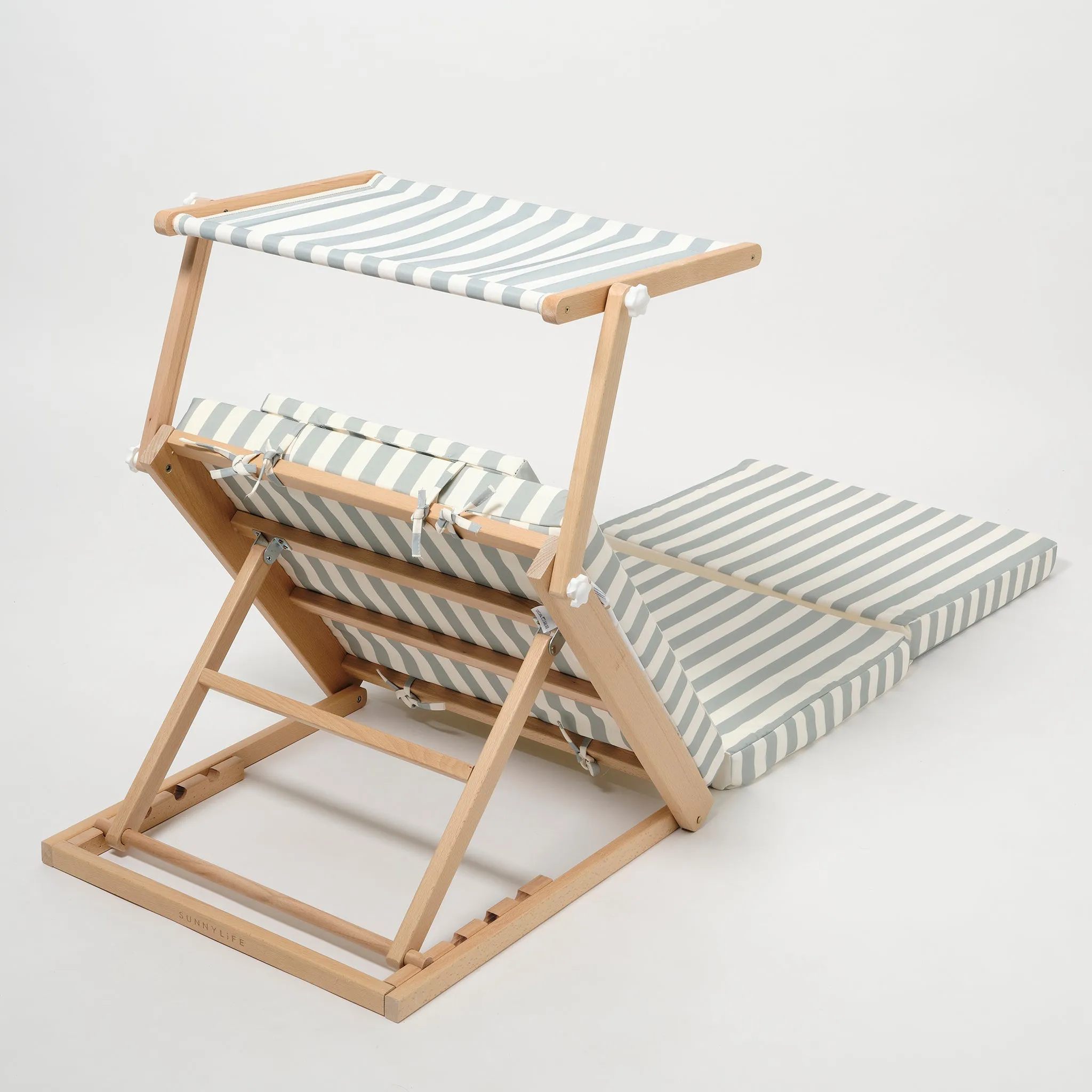 Pool House Daybed | La Palma Sage Stripe Sunnylife