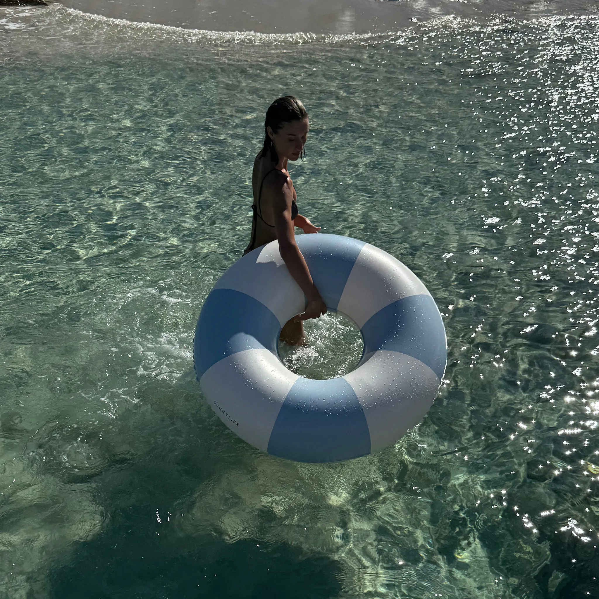 Pool Ring | Lazy Days Duck Egg Blue Sunnylife