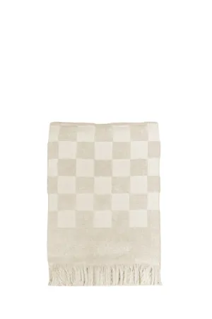 Poolside Checkered  Beach Towel - Happy Place June Swimwear