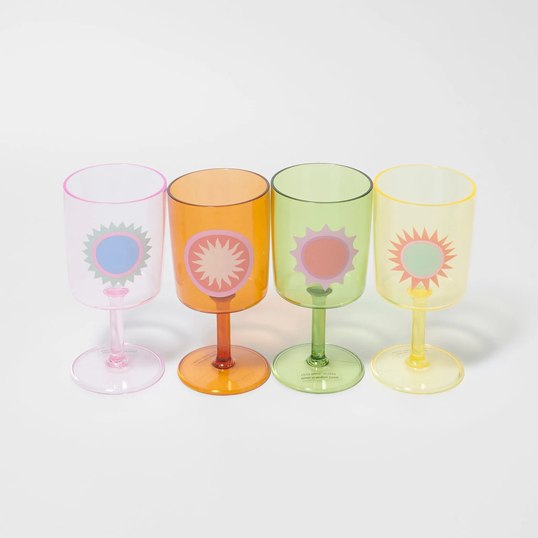Poolside Wine Glass | Rio Sun Multi Sunnylife