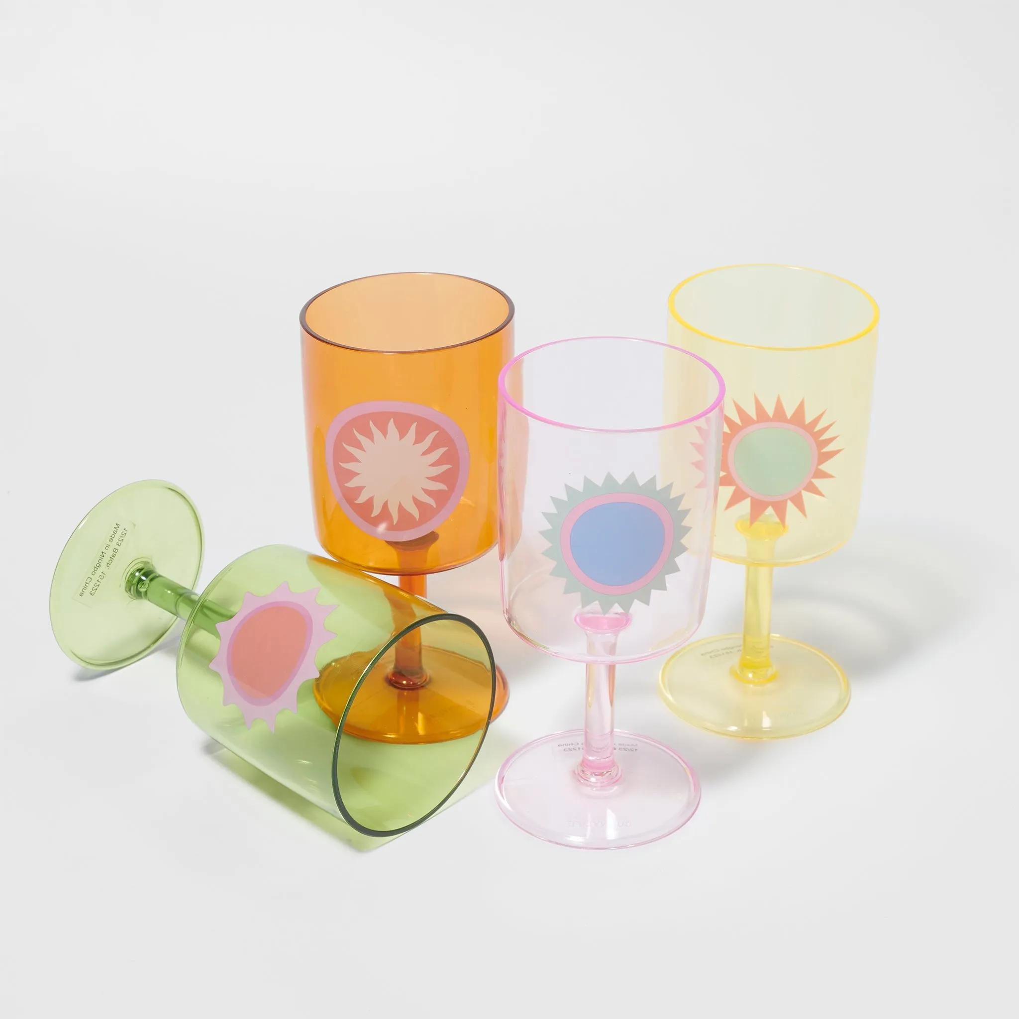 Poolside Wine Glass | Rio Sun Multi Sunnylife