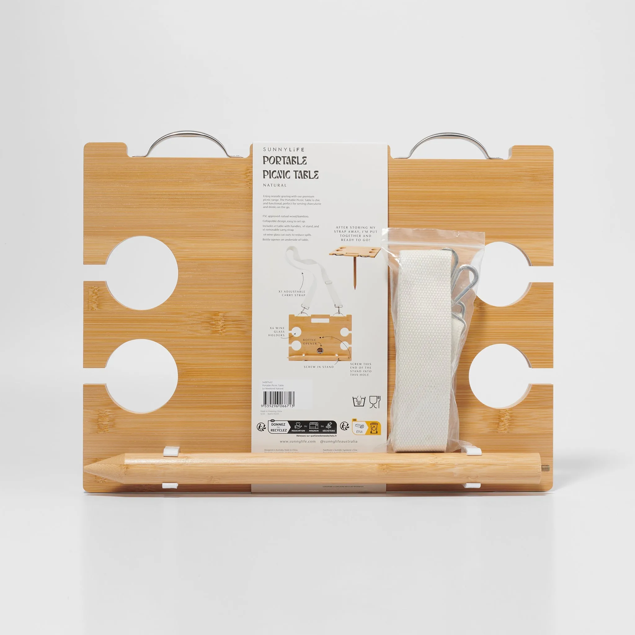 Portable Picnic Table | Le Weekend Natural Sunnylife