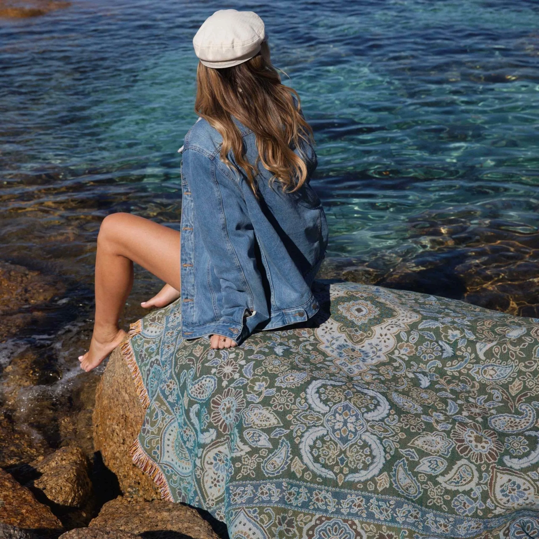 Sahara Woven Picnic Rug XL ISAL LABEL