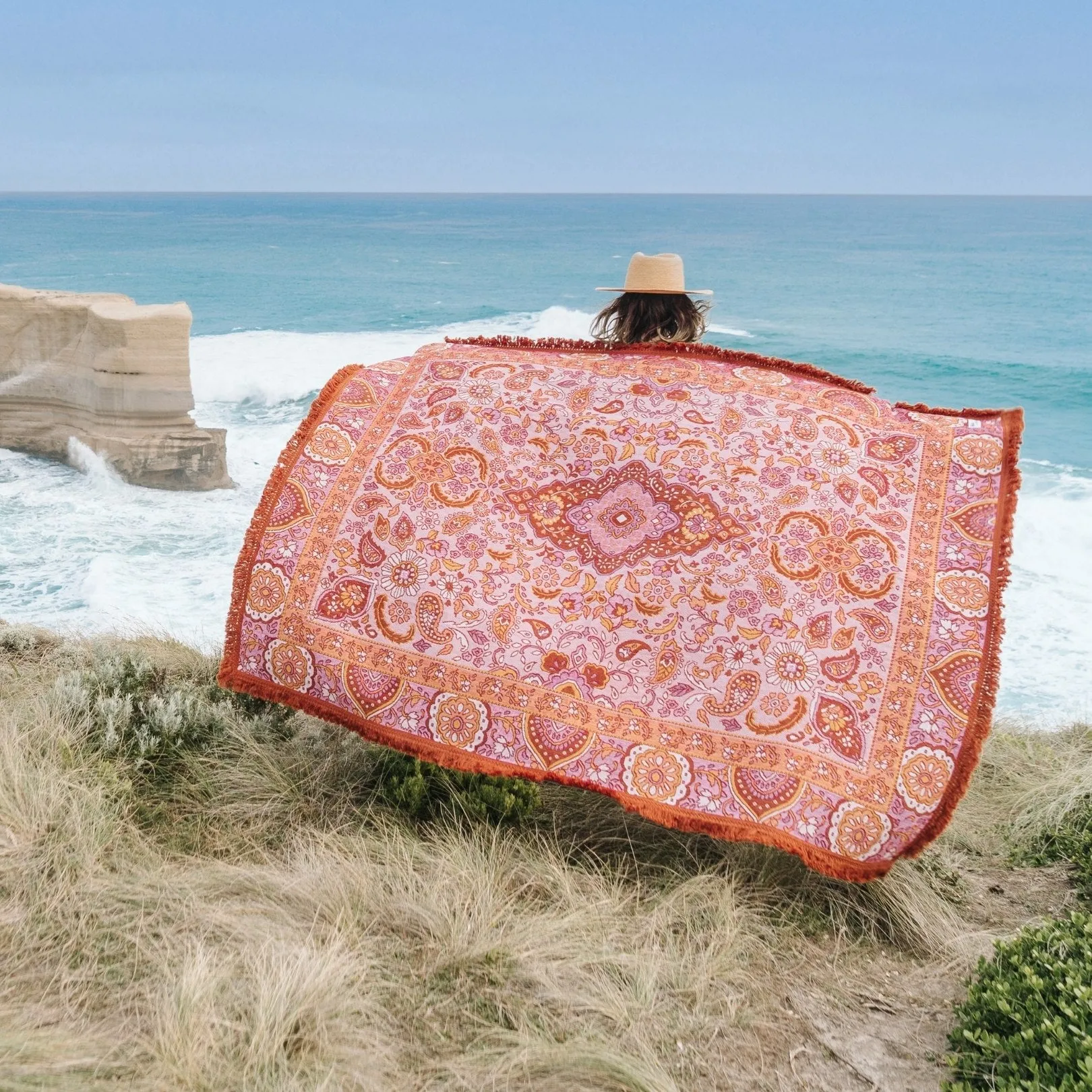 Sahara Woven Picnic Rug XL ISAL LABEL