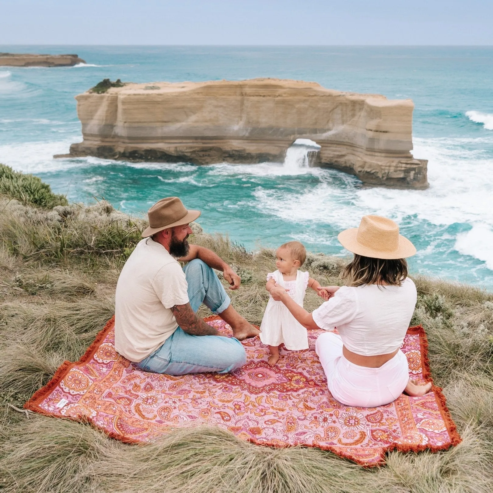 Sahara Woven Picnic Rug XL ISAL LABEL