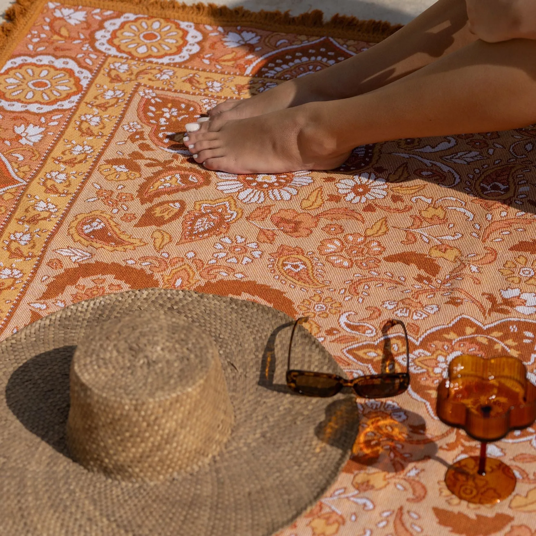 Samba Woven Picnic Rug XL ISAL LABEL
