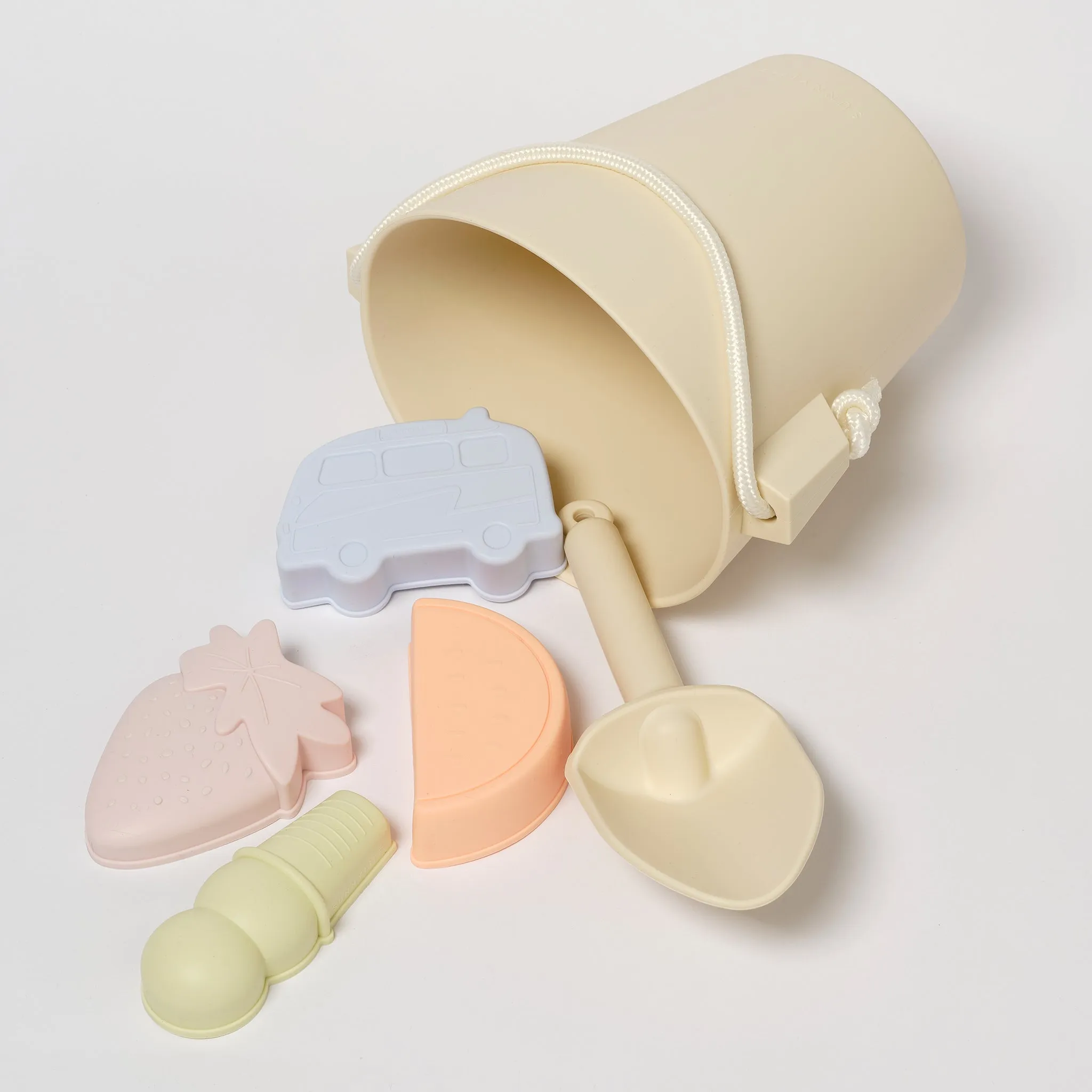 Silicone Bucket & Spade Set | Apple Sorbet Multi Sunnylife