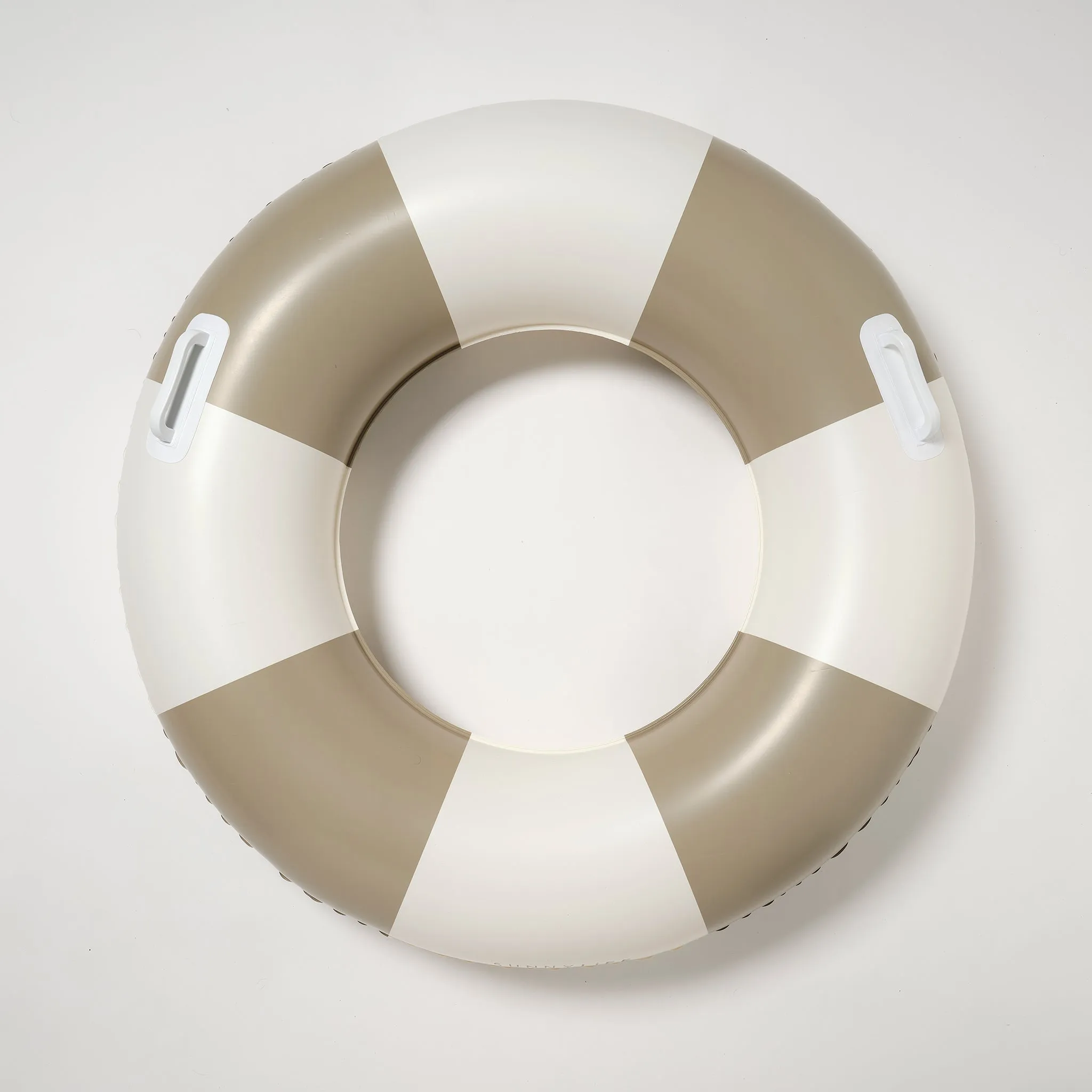 Slim Tube Pool Ring | Rustico Driftwood Stripe Sunnylife