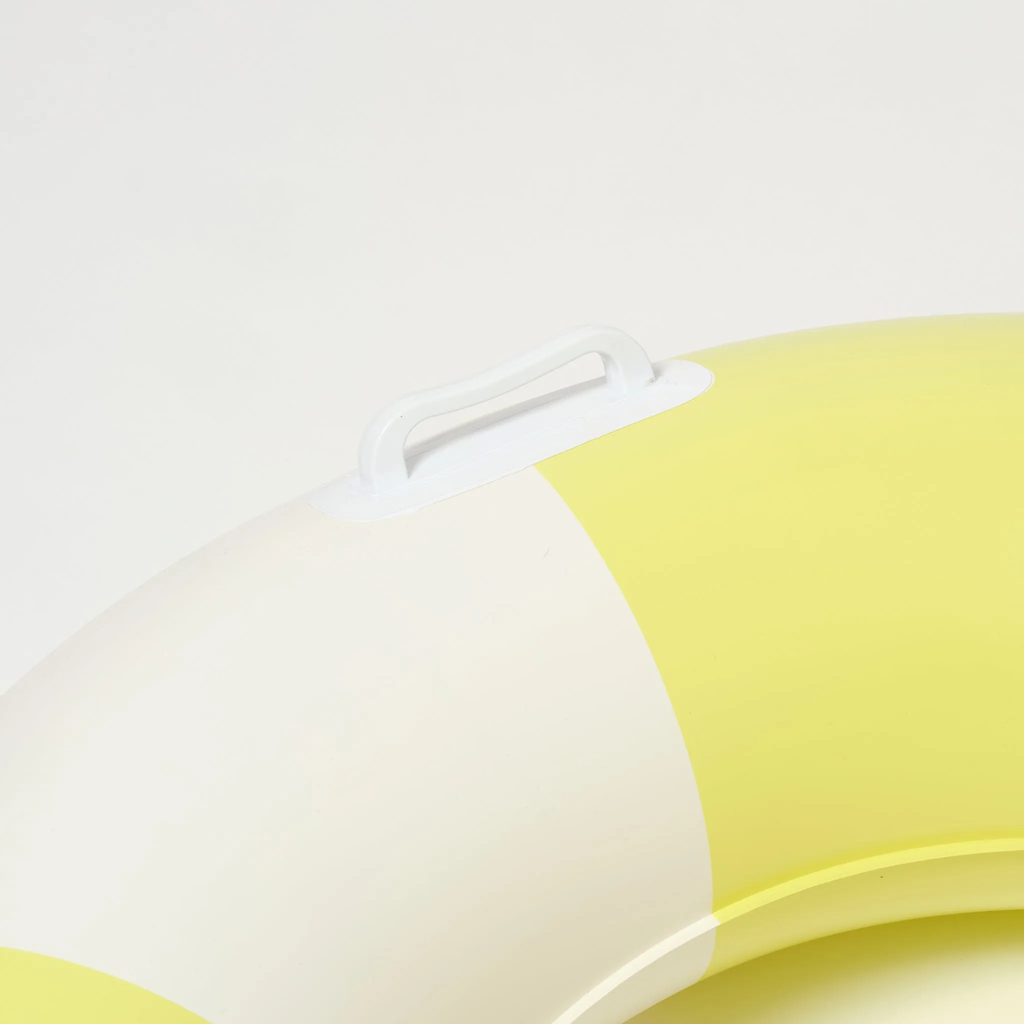 Slim Tube Pool Ring | Tides Out Citrus Stripe Sunnylife