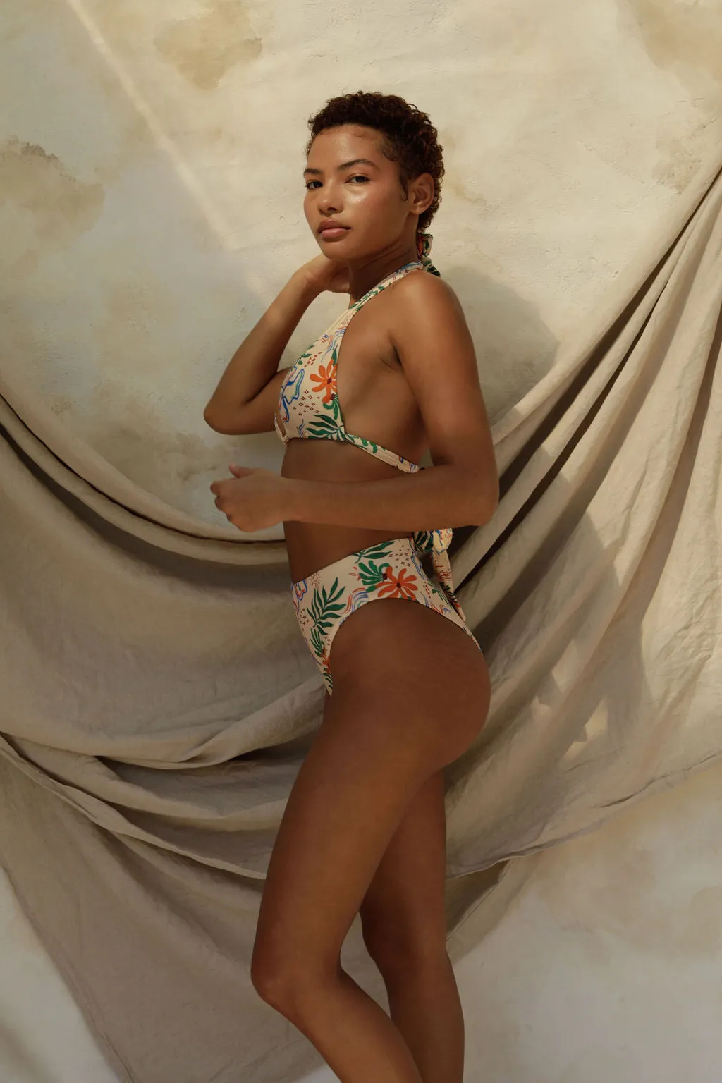 Sumatra Bikini Bottom - Island Hop Stone Fox Swim