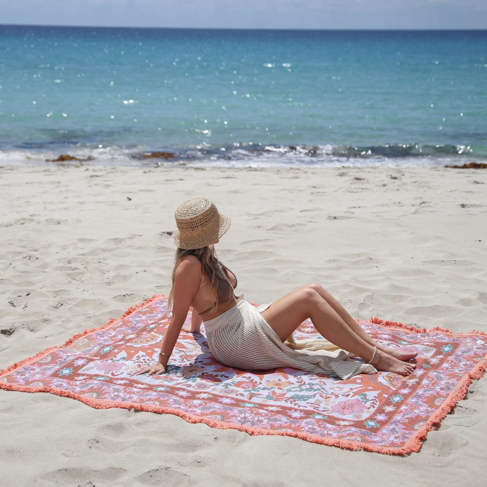 Sunchaser Woven Picnic Rug XL ISAL LABEL