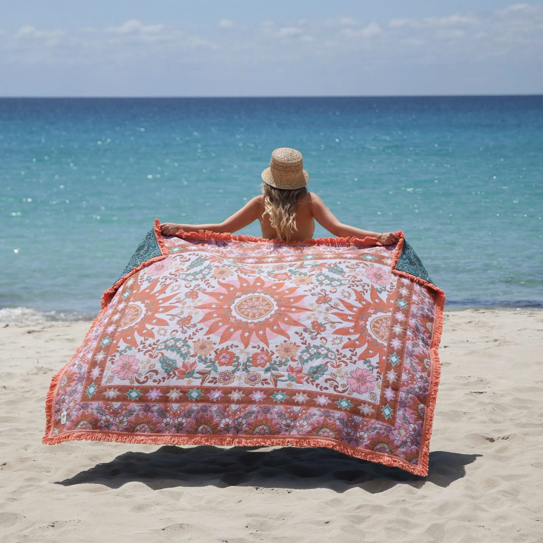 Sunchaser Woven Picnic Rug XL ISAL LABEL