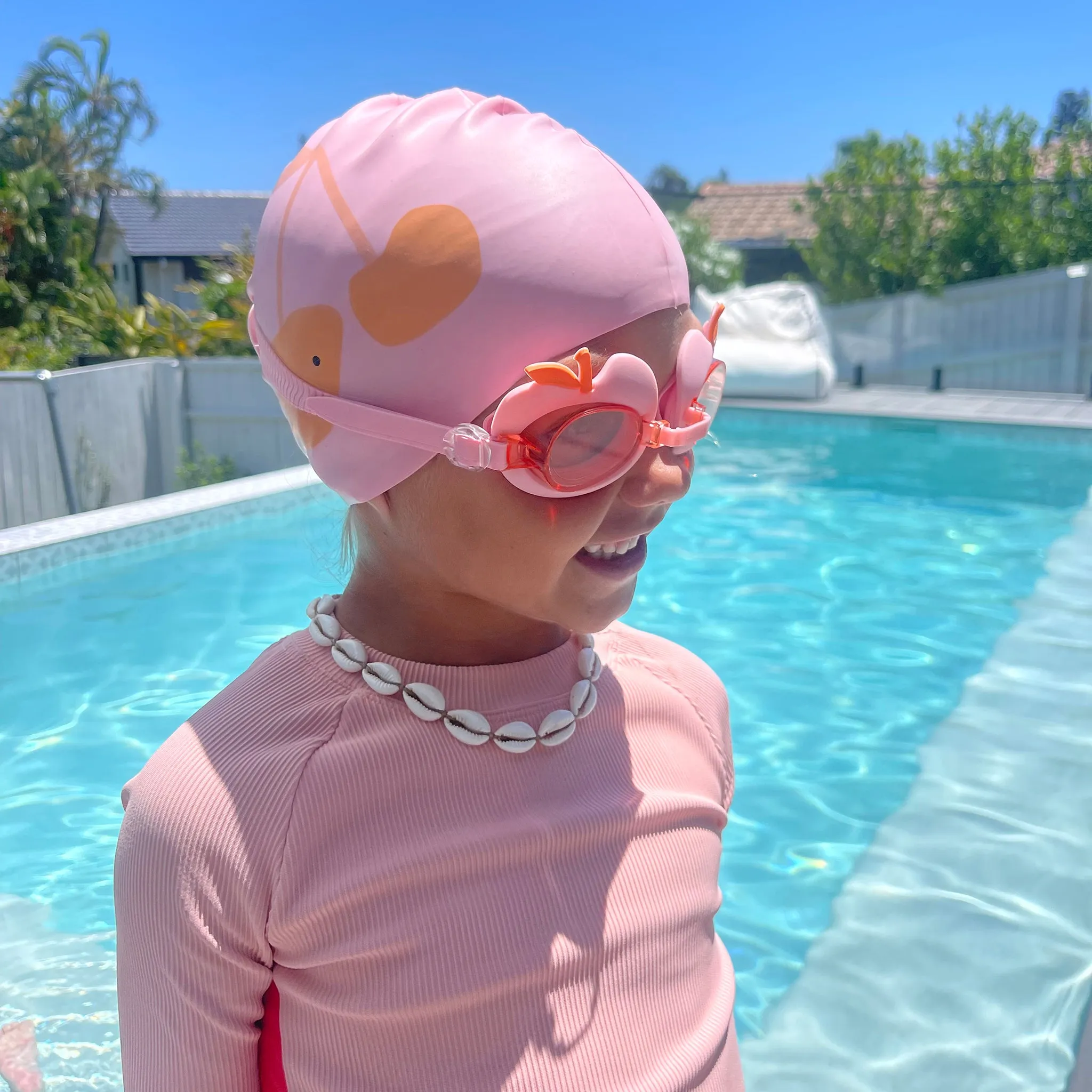 Swimming Goggles | Cotton Candy Cherry Sunnylife