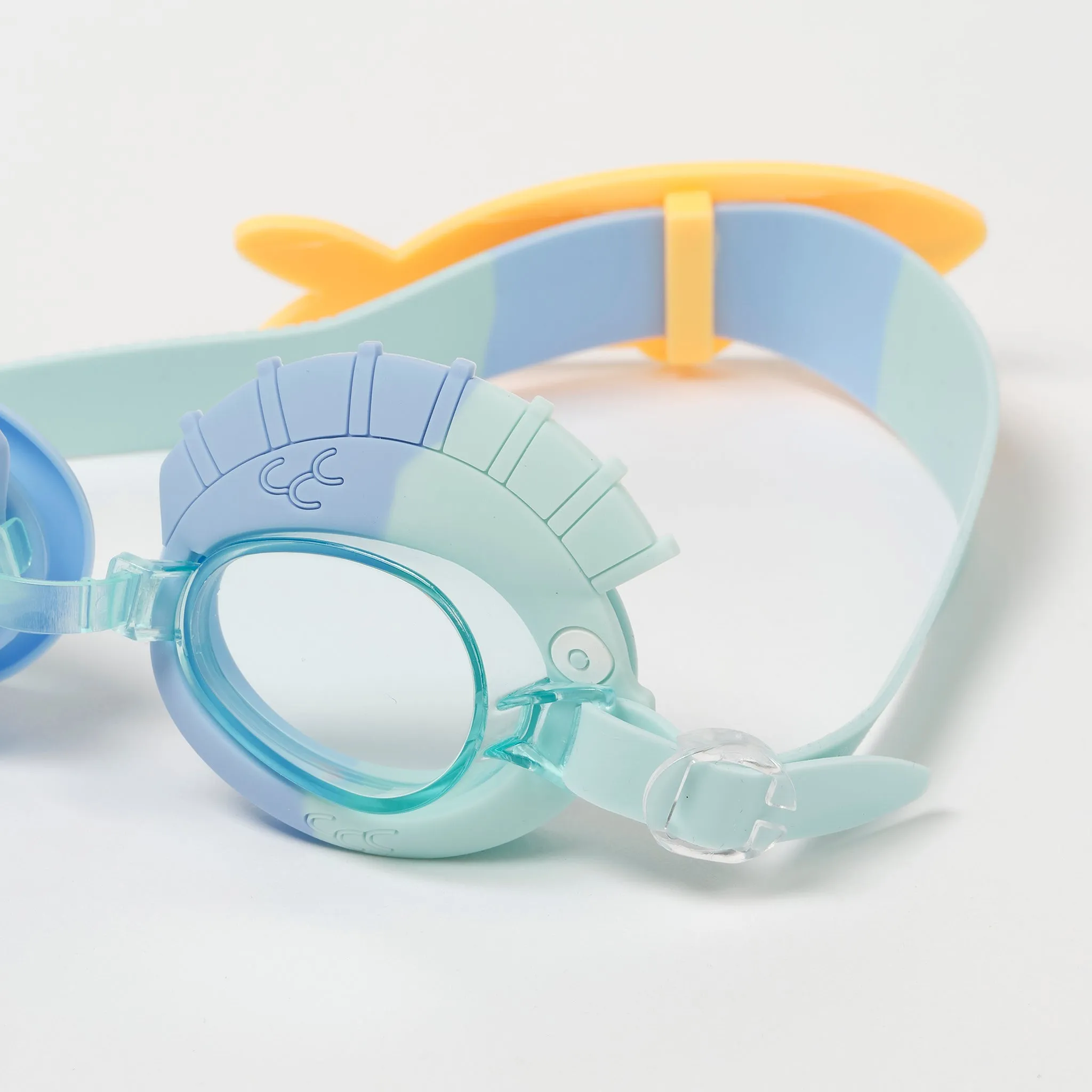 Swimming Goggles | Finn the Fish Aqua Blue Sunnylife