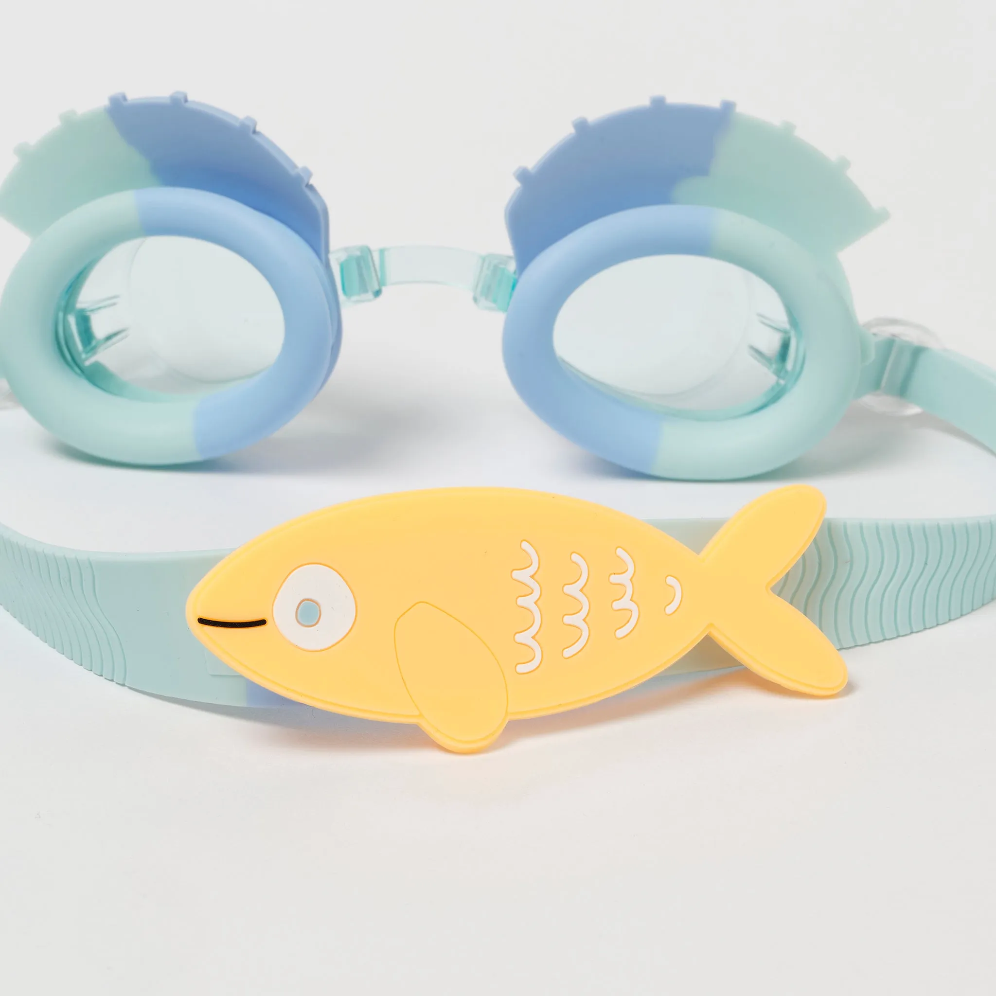 Swimming Goggles | Finn the Fish Aqua Blue Sunnylife