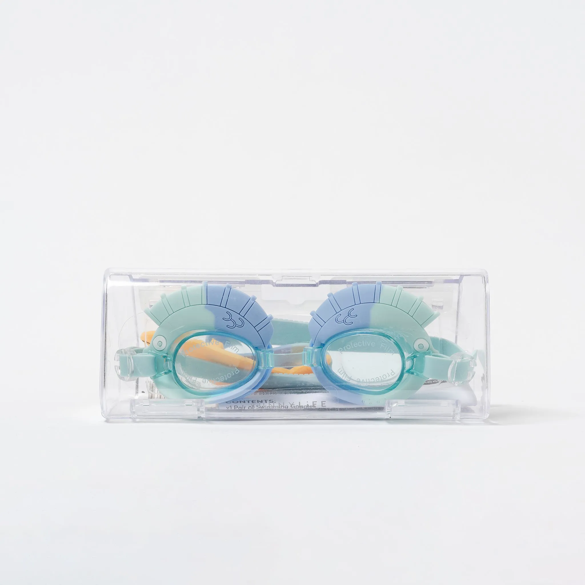 Swimming Goggles | Finn the Fish Aqua Blue Sunnylife