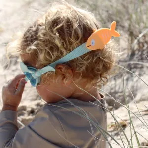 Swimming Goggles | Finn the Fish Aqua Blue Sunnylife