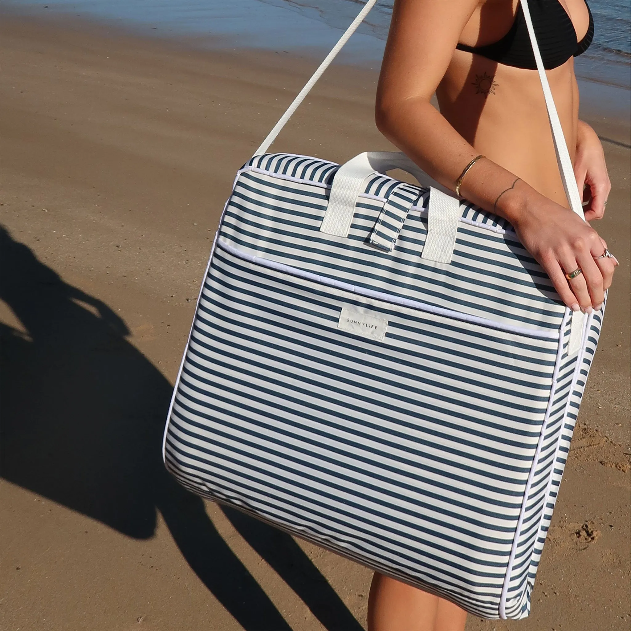 Take Anywhere Folding Chair | Resort Stripe Sunnylife