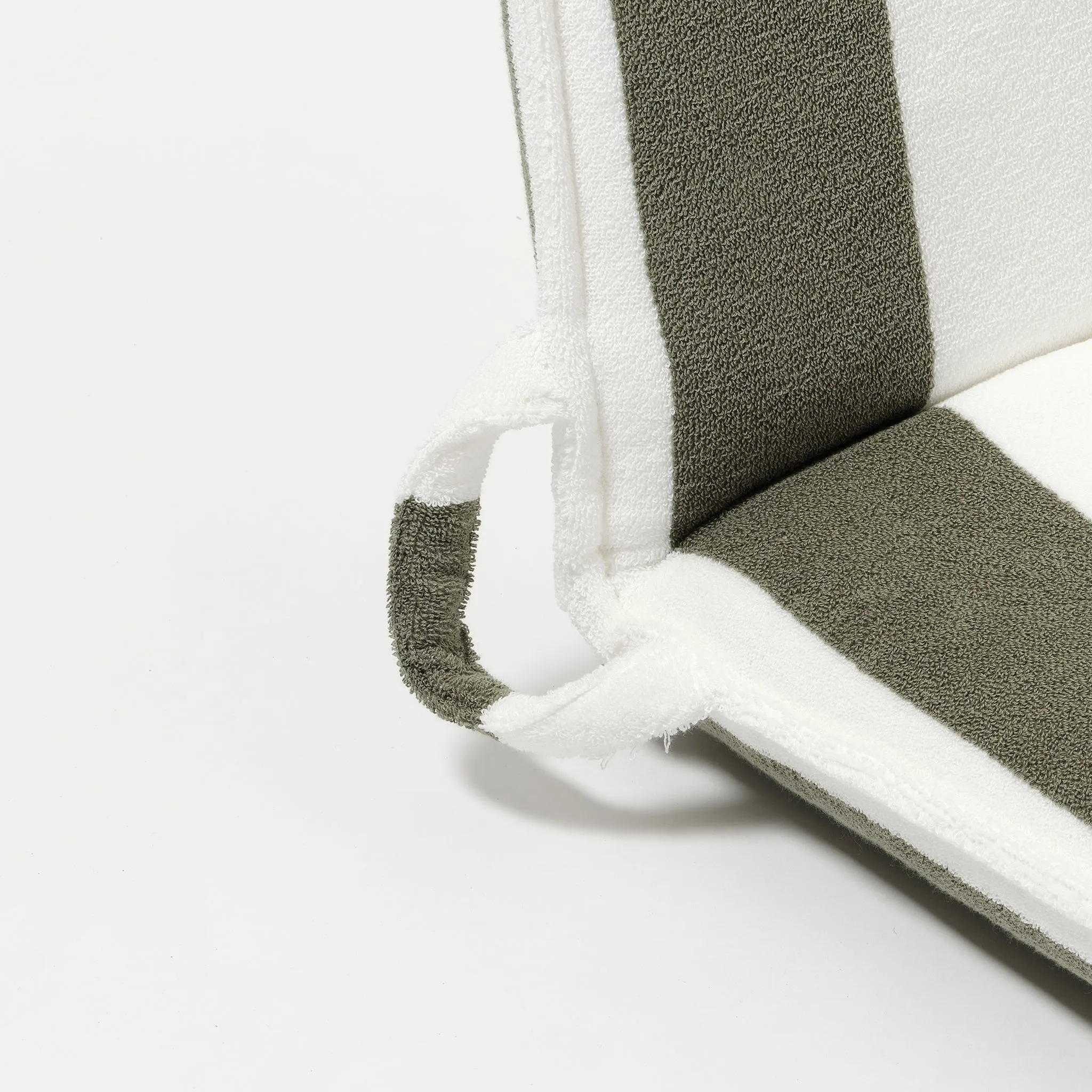Terry Travel Lounger | The Vacay Olive Stripe Sunnylife