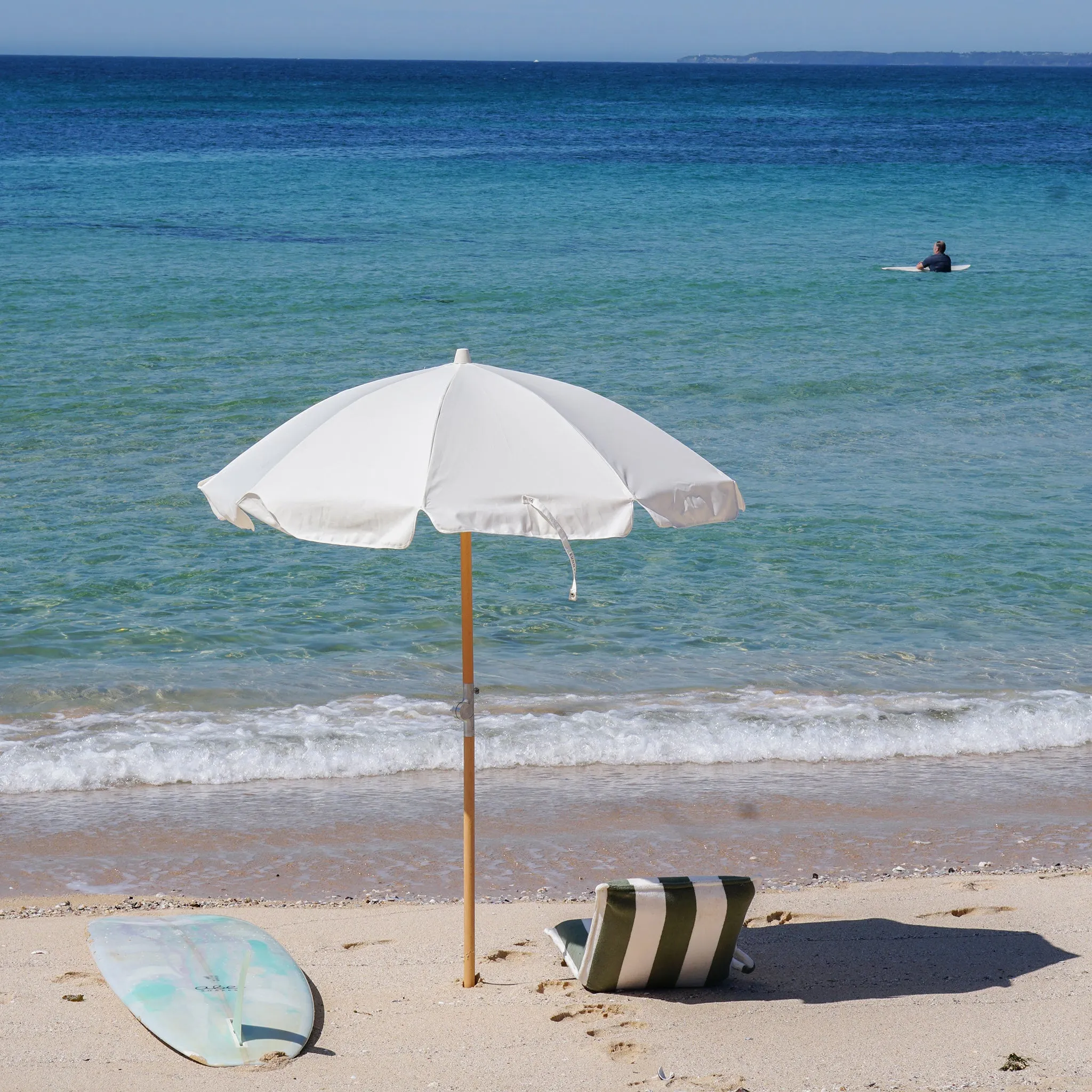 Terry Travel Lounger | The Vacay Olive Stripe Sunnylife