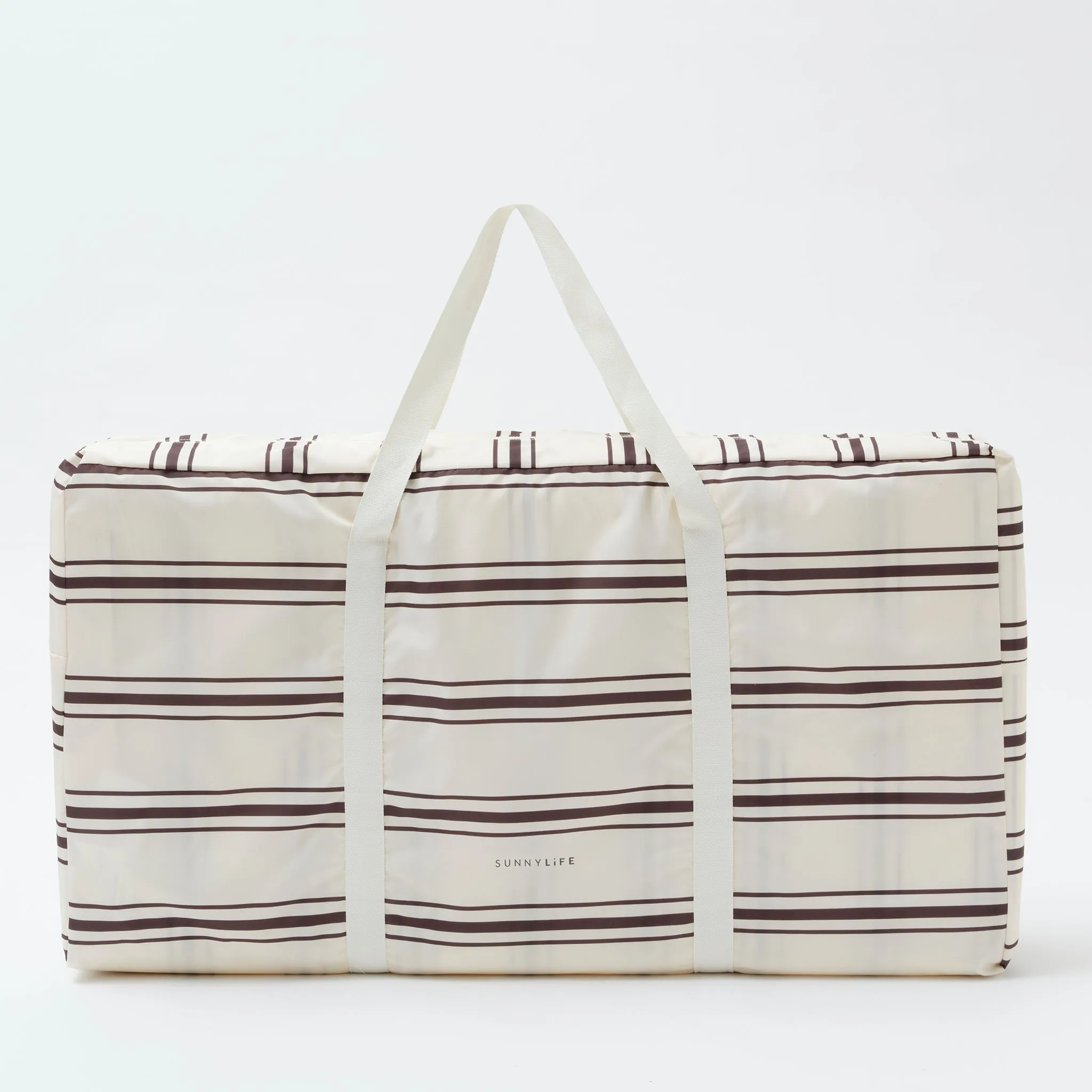 The Lounger Chair | Charcoal Stripe Sunnylife