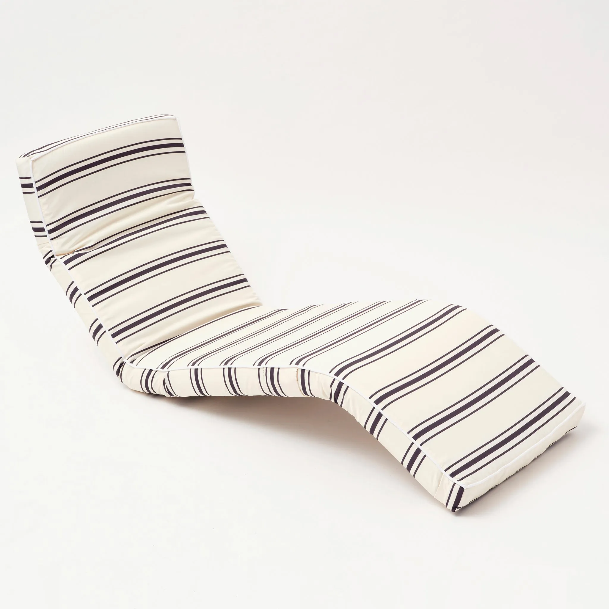 The Lounger Chair | Charcoal Stripe Sunnylife