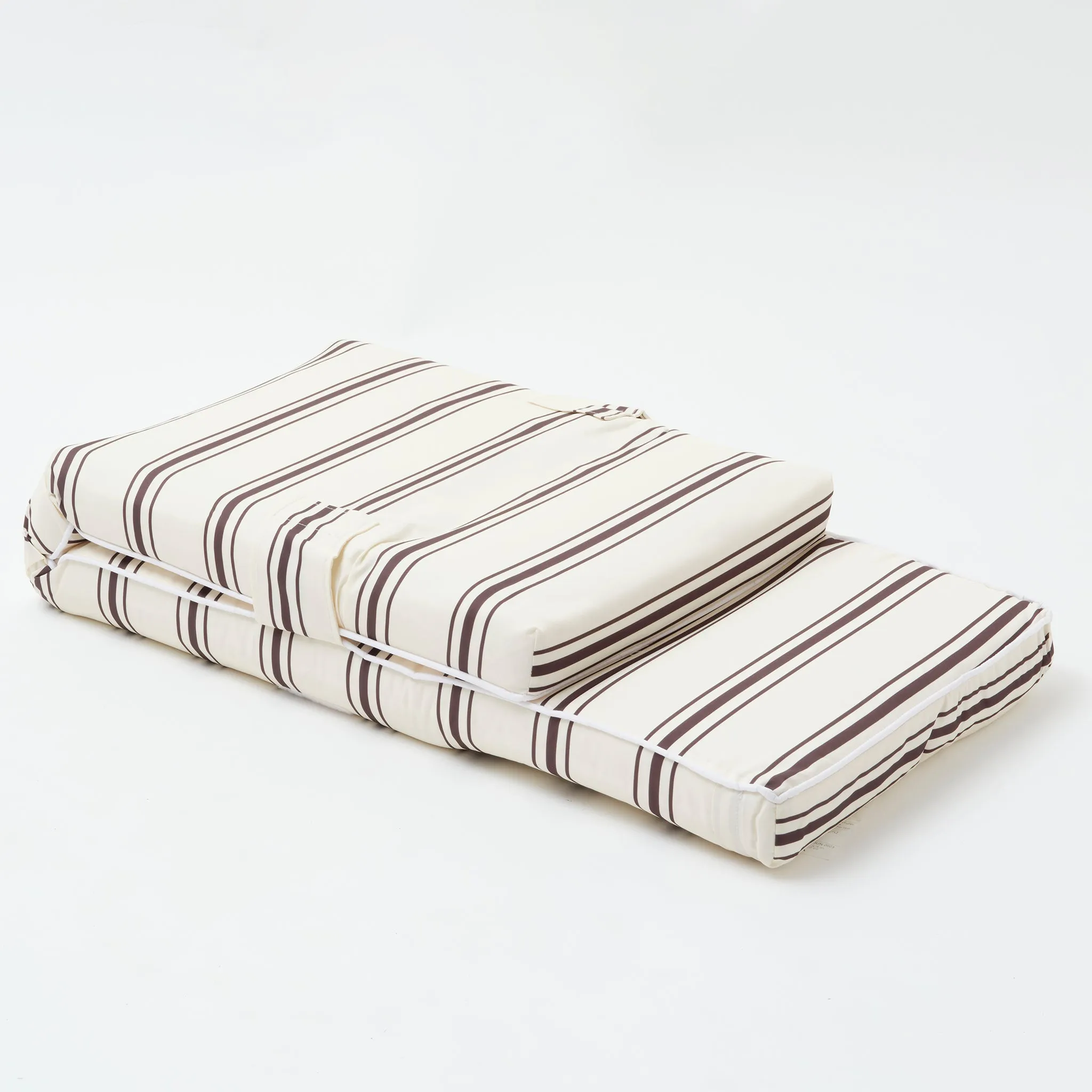 The Lounger Chair | Charcoal Stripe Sunnylife