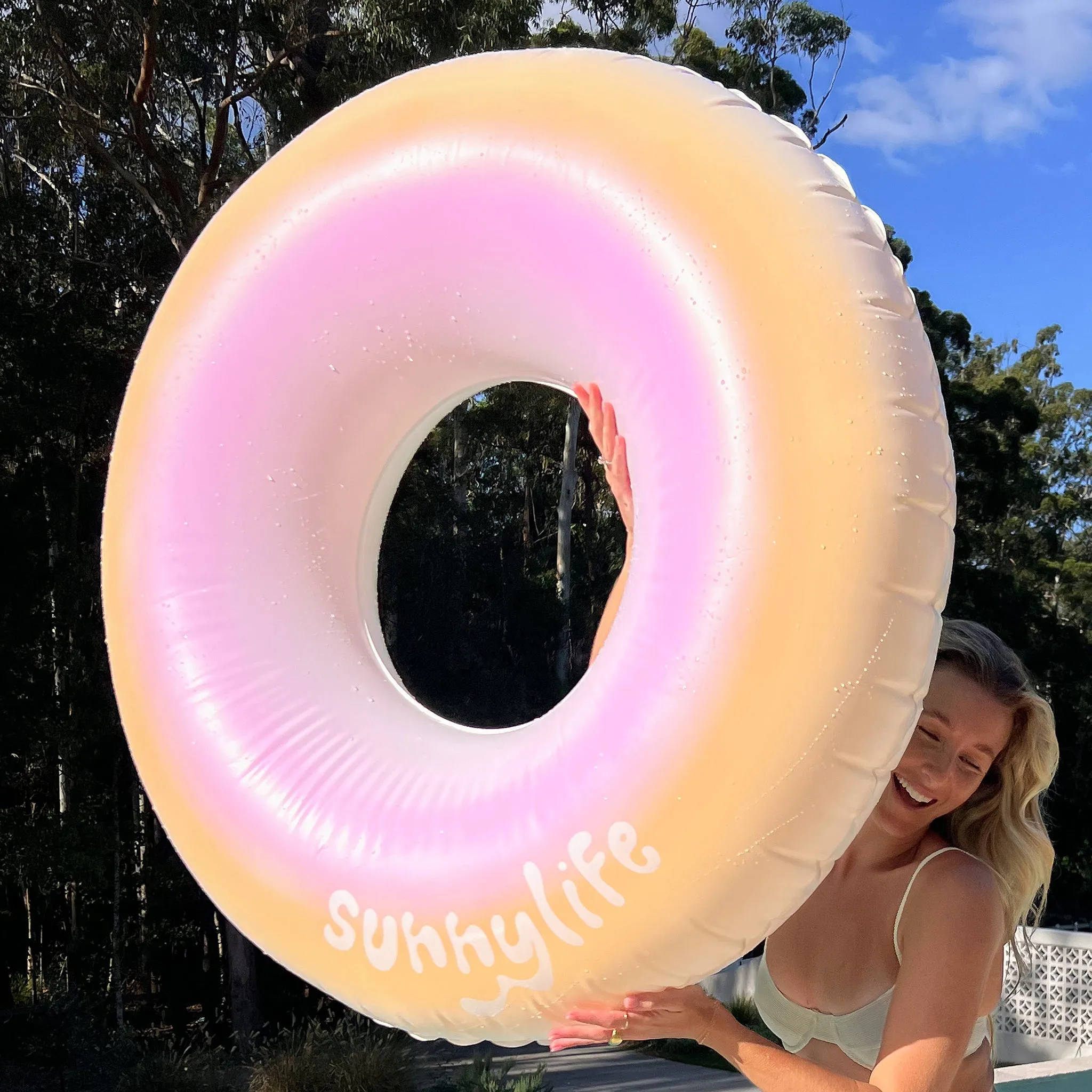 Tube Pool Ring | Sunset Gradient Multi Sunnylife