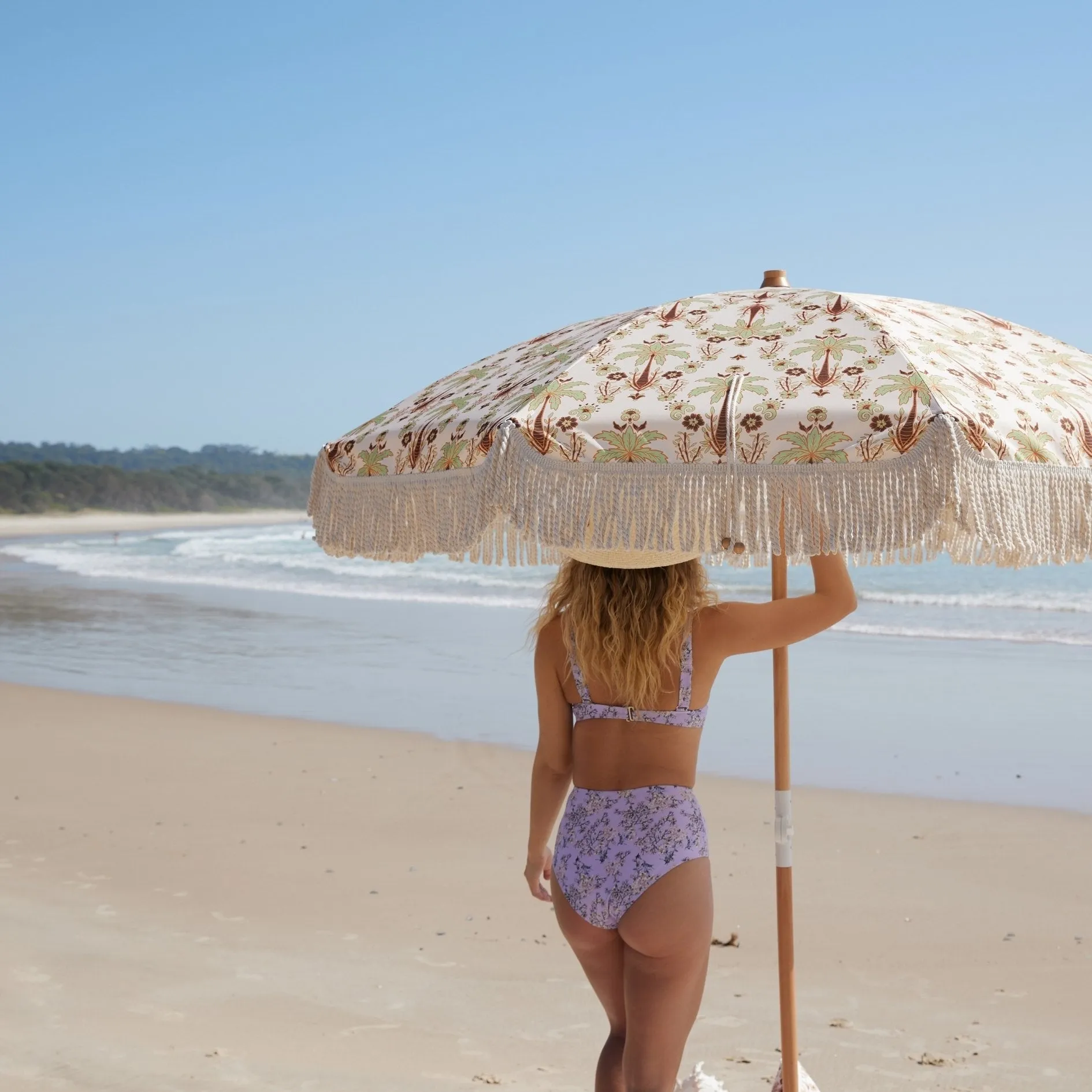 Tulum Weekend Beach Umbrella ISAL LABEL