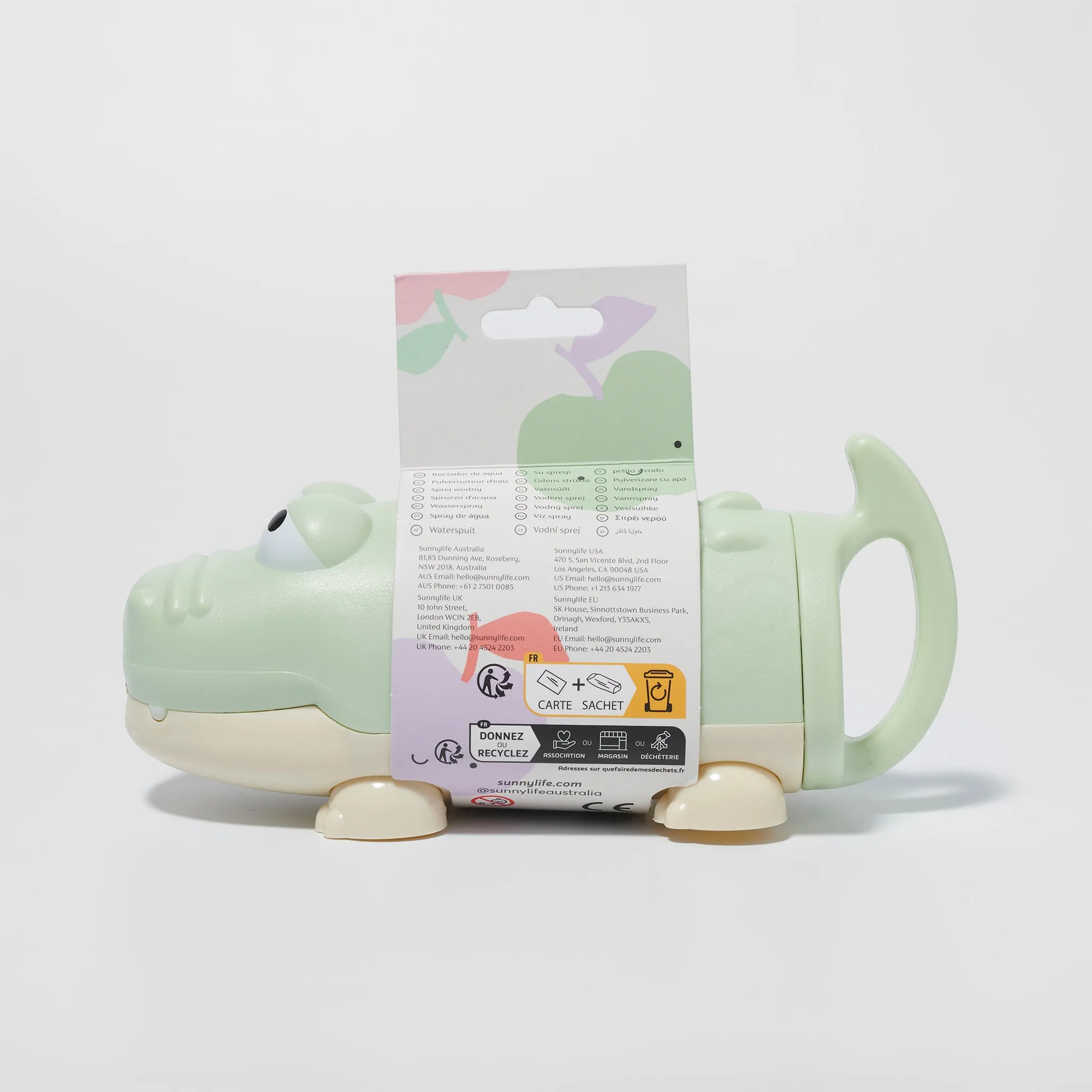 Water Squirters | Crocodile Pastel Green Sunnylife