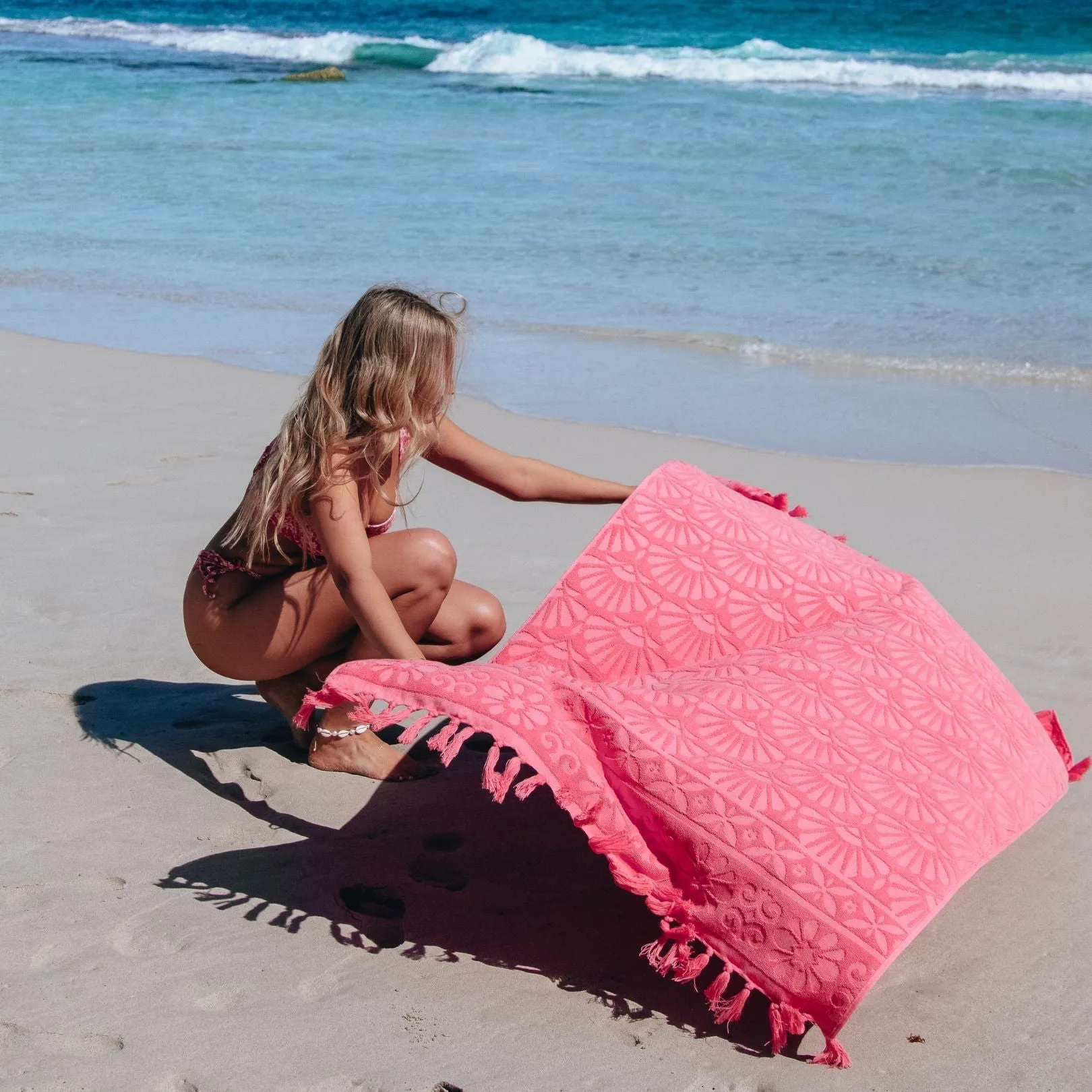 Zali Melon Beach Towel ISAL LABEL