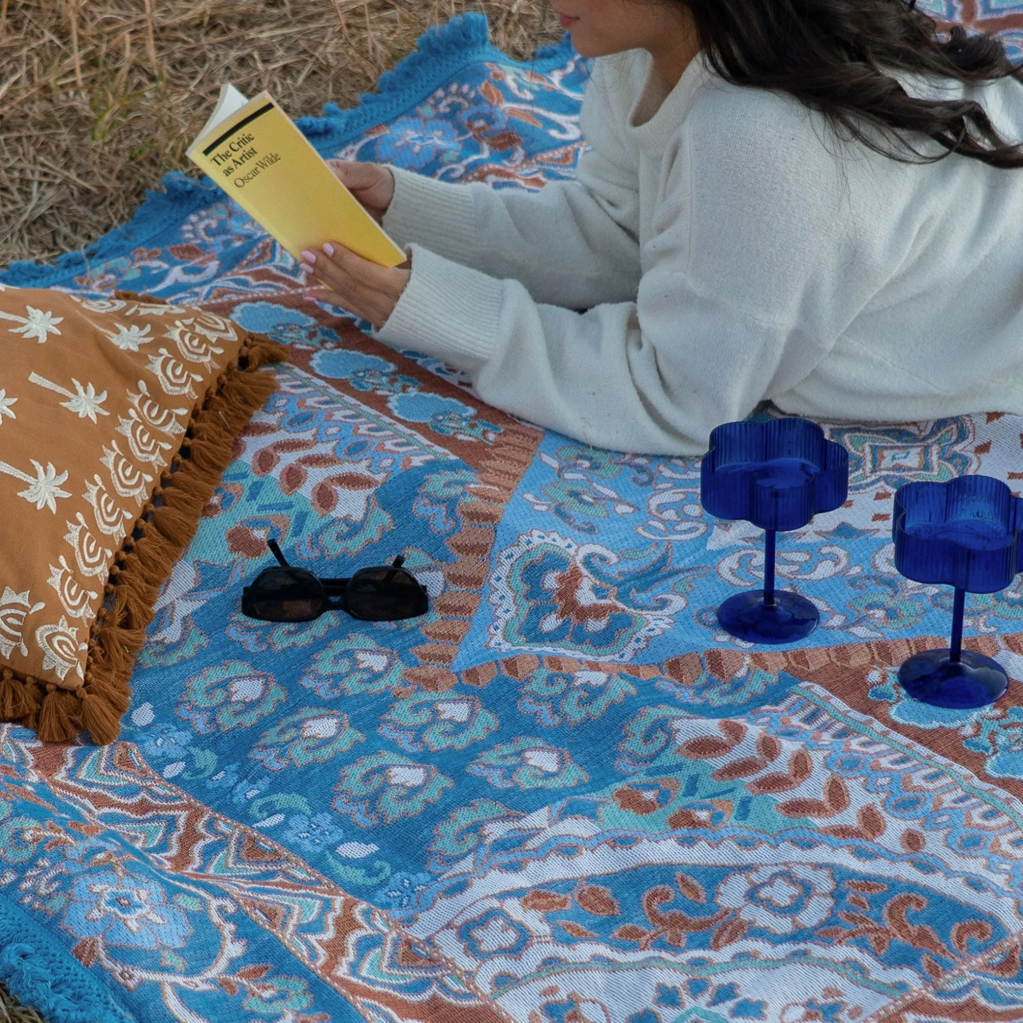 Zephyr Woven Picnic Rug XL ISAL LABEL